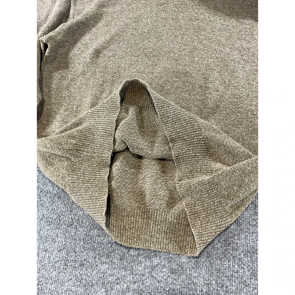 Woolrich Sweater Mens XL Tan Crewneck Knit Pullover Casual Outdoor Warm Classi